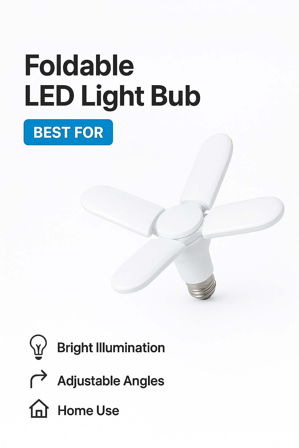 Charkee Radiant360™ Foldable Bulbs 25W